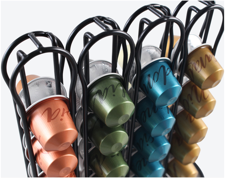 Aluminium foil container for coffee capsules