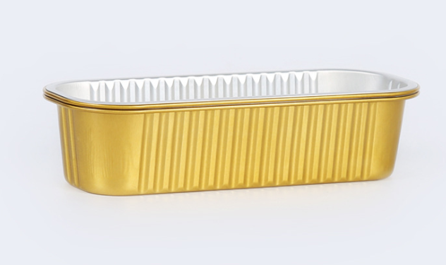 Golden Cake Sushi to Go Packing Aluminum Foil Box