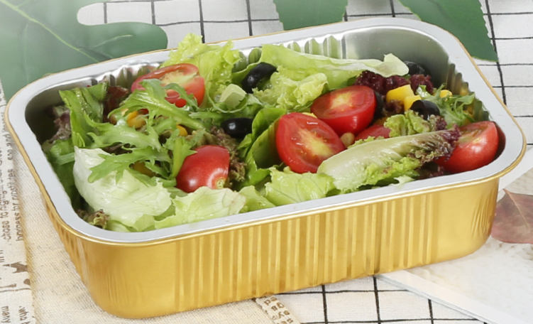 Large capacity 1000ml barbecue aluminum foil box