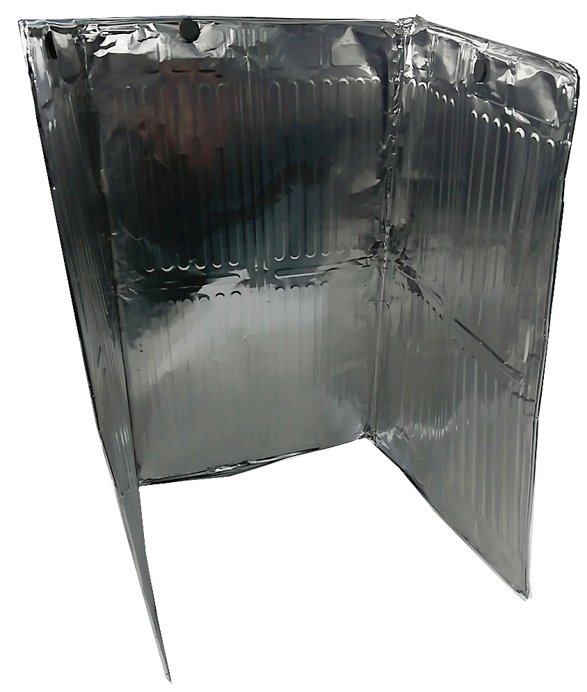 Aluminum foil oil baffle for kitchen