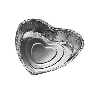 Heart shaped chocolate cake cup