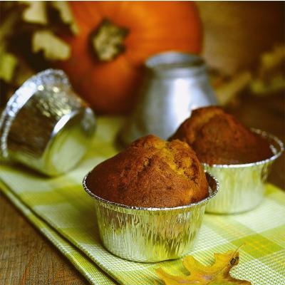 Disposable aluminum foil muffin box