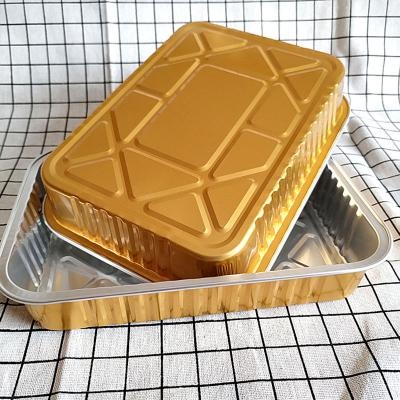 Aluminum foil take away container