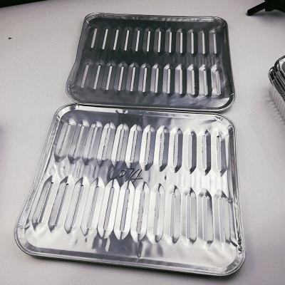 Foil barbecue oil leaking pan