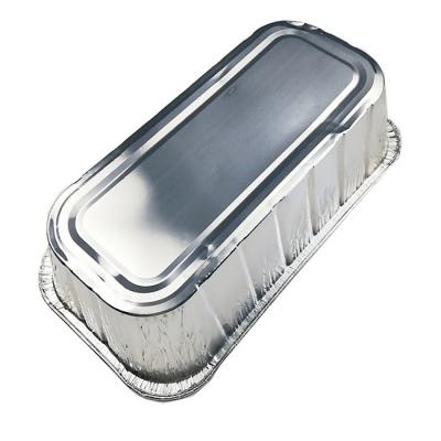 Disposable residential aluminum foil storage container