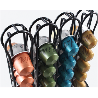 Foil container for coffee capsules