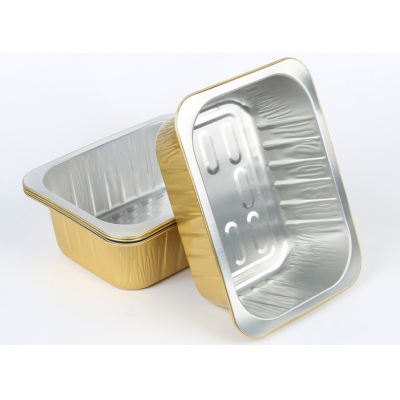 Aluminum foil take away container